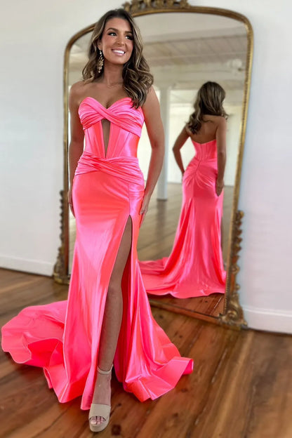 Ivy | Satin Corset Sweetheart Mermaid Bridesmaid Dress