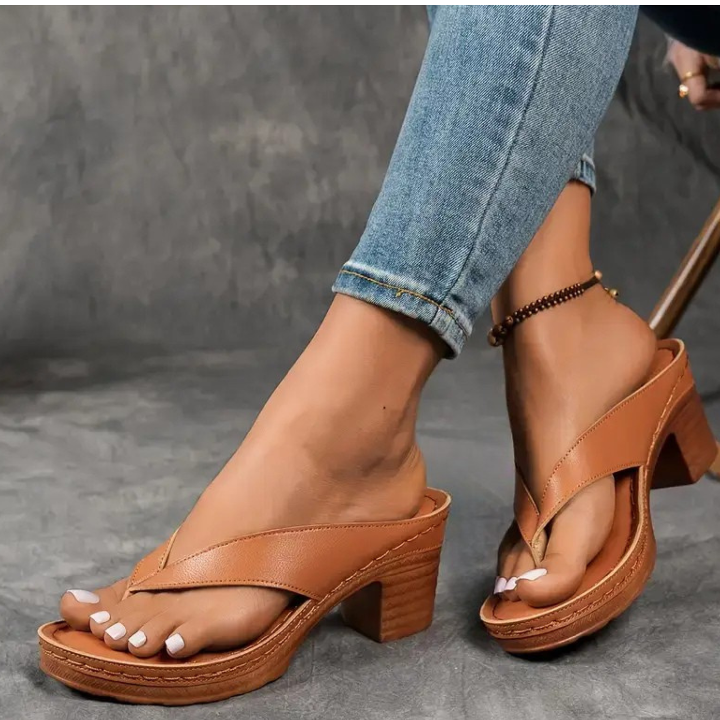 Hailey | Comfortable Platform Block Heeled Sandals