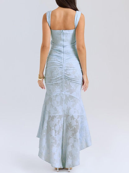 Bianca |  Off Shoulder Lace Corset Wedding Guest Dress