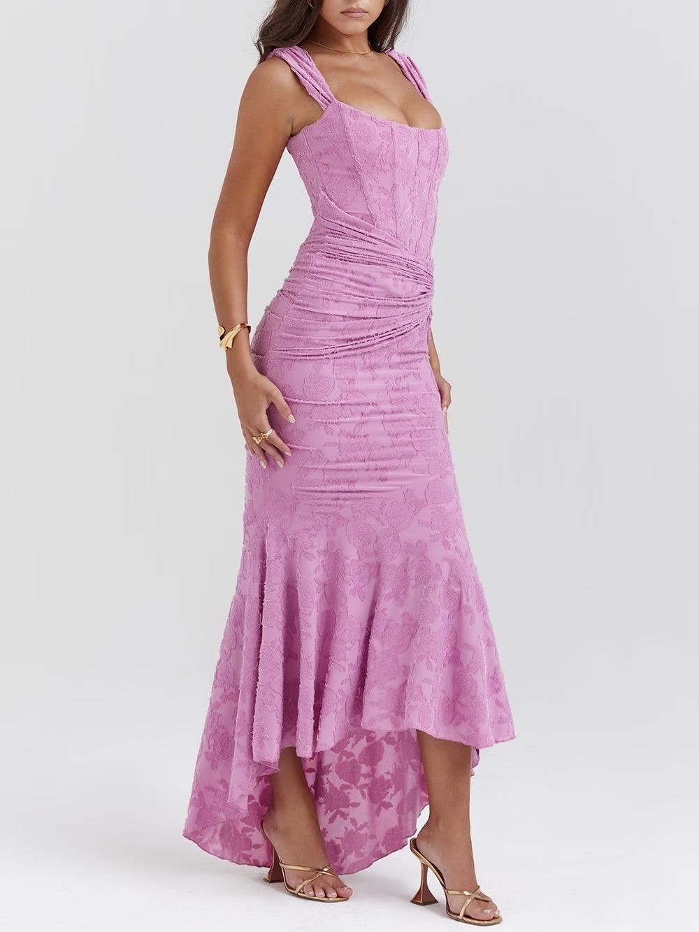 Bianca |  Off Shoulder Lace Corset Wedding Guest Dress
