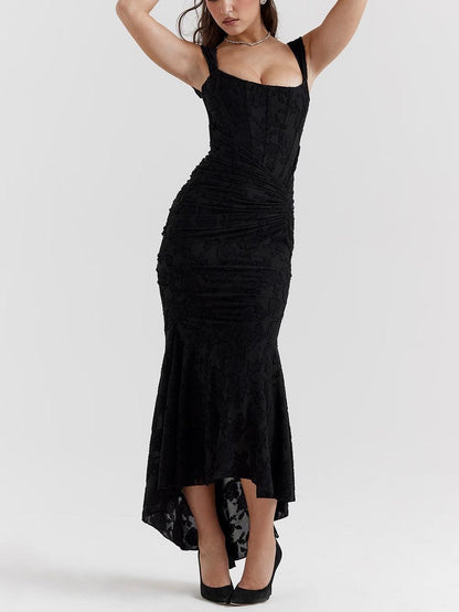 Bianca |  Off Shoulder Lace Corset Wedding Guest Dress