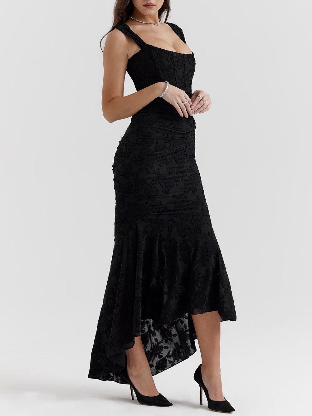 Bianca |  Off Shoulder Lace Corset Wedding Guest Dress