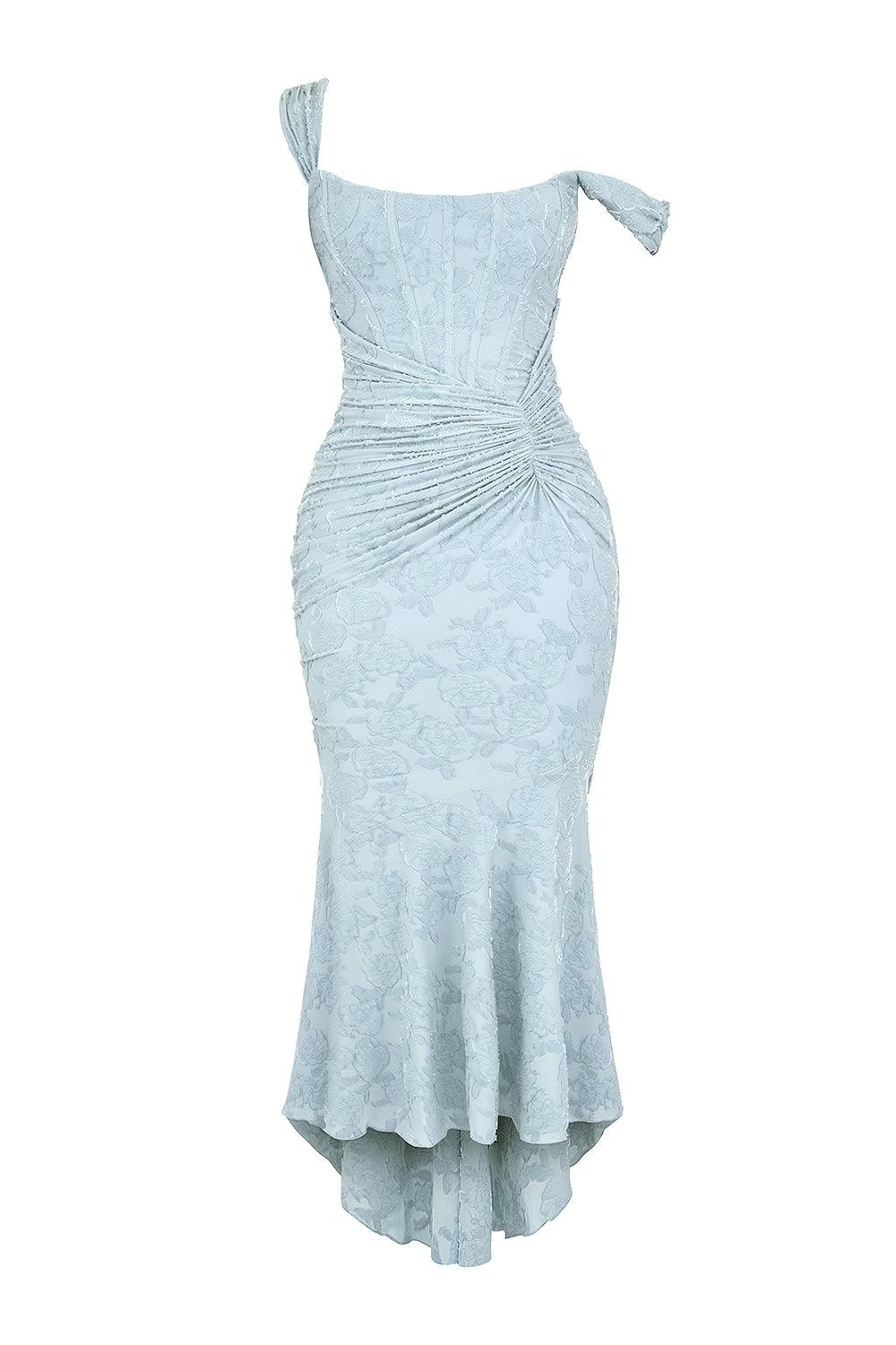 Bianca |  Off Shoulder Lace Corset Wedding Guest Dress