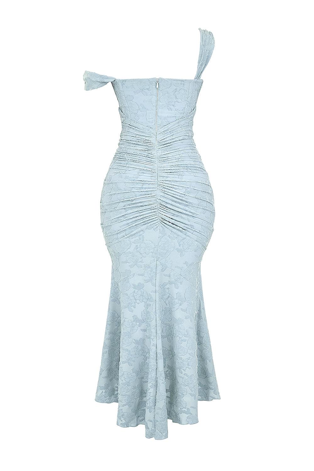 Bianca |  Off Shoulder Lace Corset Wedding Guest Dress