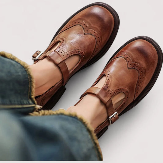 Claudia | Comfortable T-Bar Mary Jane Shoes
