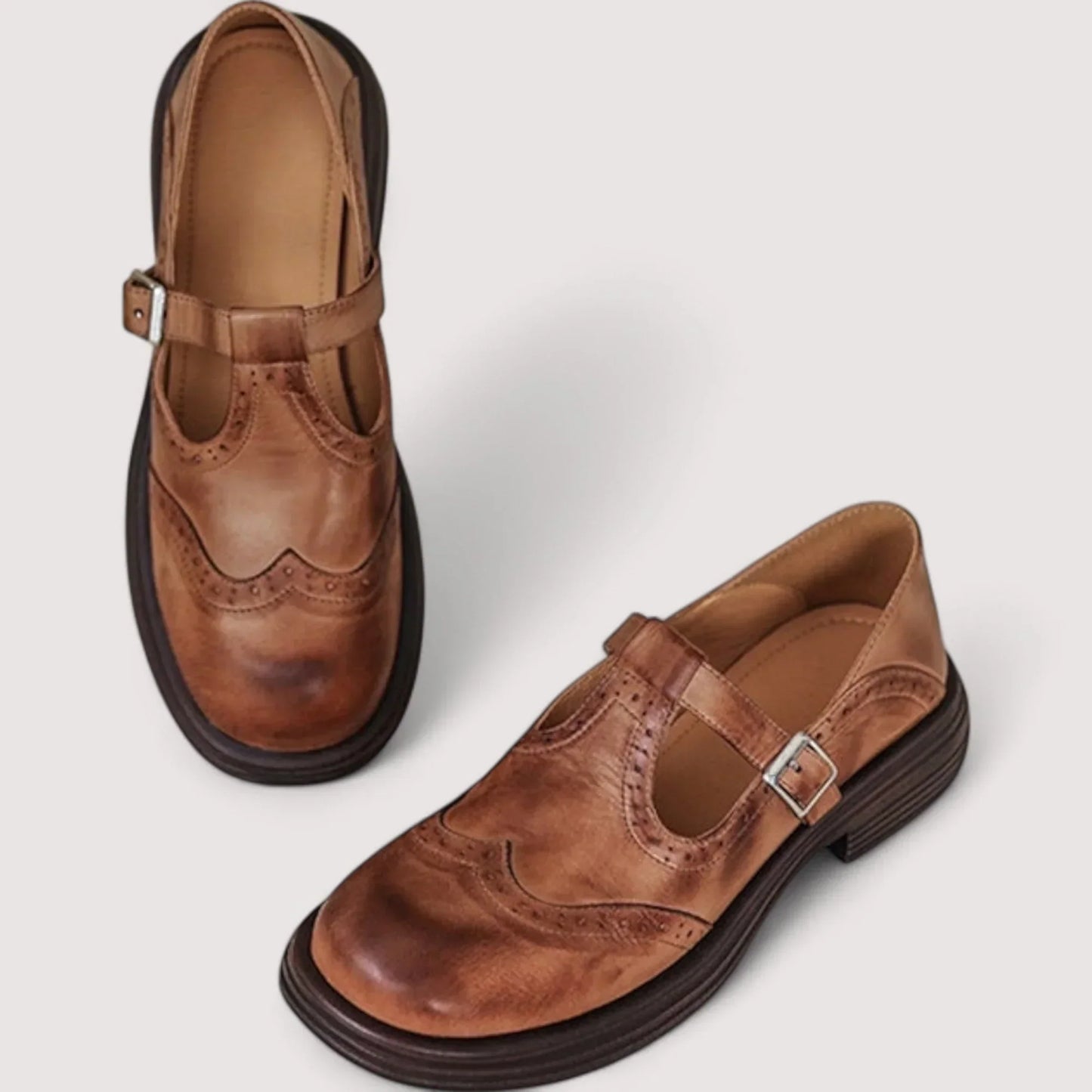Claudia | Comfortable T-Bar Mary Jane Shoes
