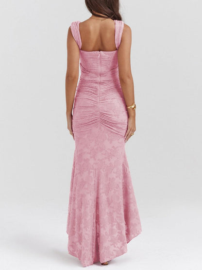 Bianca |  Off Shoulder Lace Corset Wedding Guest Dress