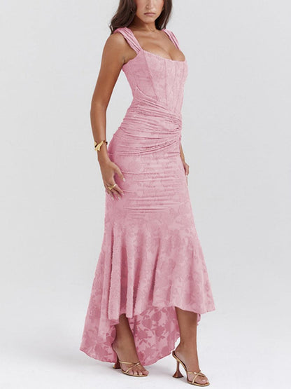 Bianca |  Off Shoulder Lace Corset Wedding Guest Dress