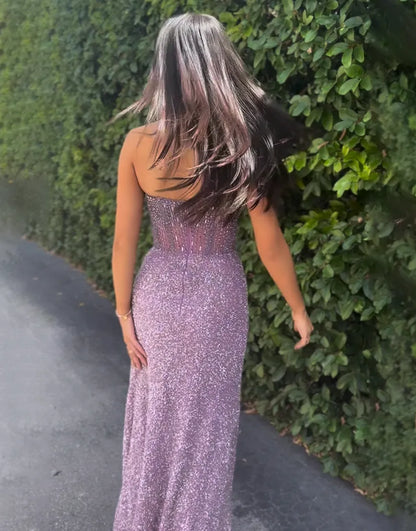 Jade | Sequin Sweetheart Corset Mermaid Prom Dress
