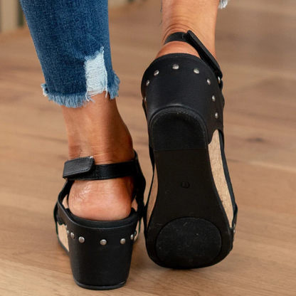 Cora | Open Toe Stylish Platform Wedge Sandals
