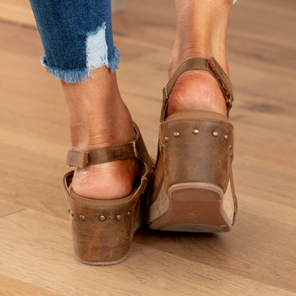 Cora | Open Toe Stylish Platform Wedge Sandals