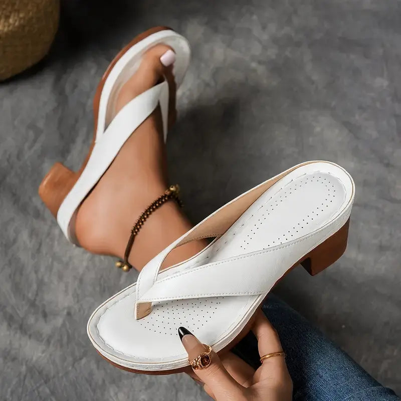 Hailey | Comfortable Platform Block Heeled Sandals