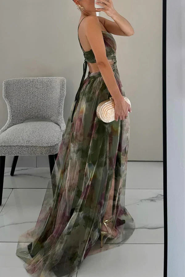 Sienna | Elegant Floral Boho Wedding Guest Maxi Dress
