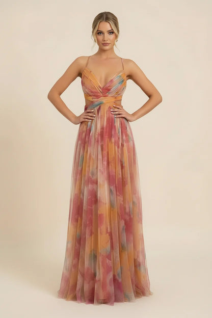 Sienna | Elegant Floral Boho Wedding Guest Maxi Dress