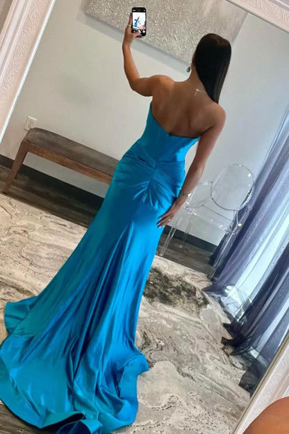 Ivy | Satin Corset Sweetheart Mermaid Bridesmaid Dress