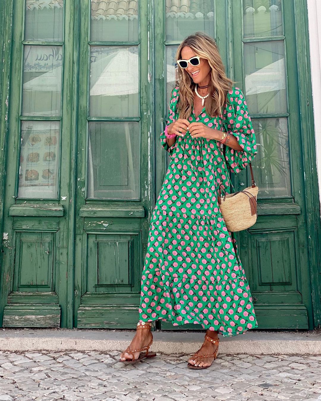 Freya | Ruffle Boho Summer Beach Maxi Dress