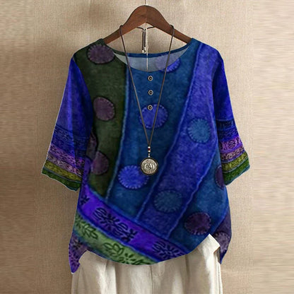 Vintage Inspired Peasant Summer Blouse