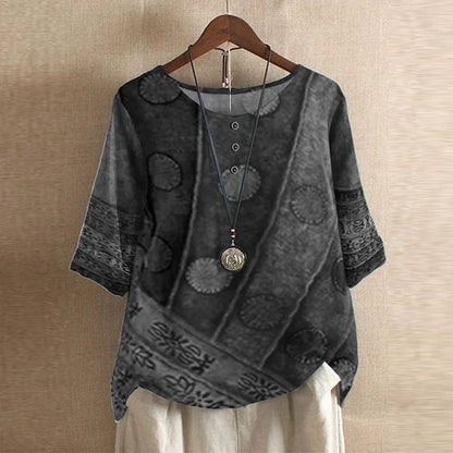 Vintage Inspired Peasant Summer Blouse