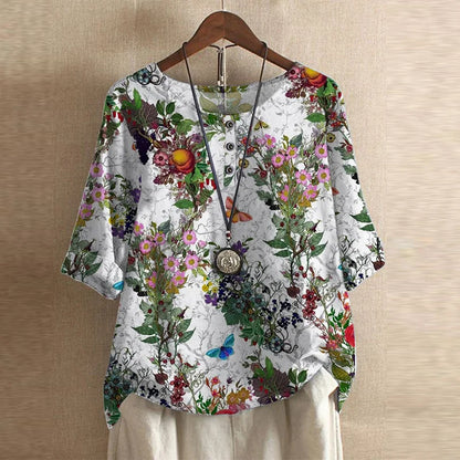 Vintage Inspired Peasant Summer Blouse