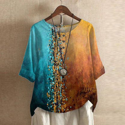 Vintage Inspired Peasant Summer Blouse