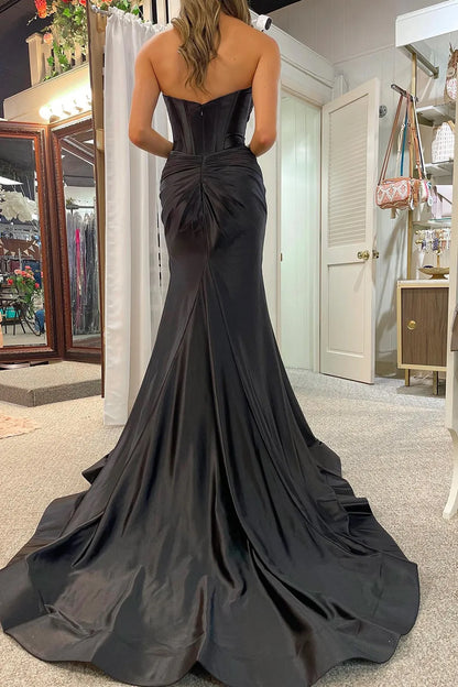Ivy | Satin Corset Sweetheart Mermaid Bridesmaid Dress