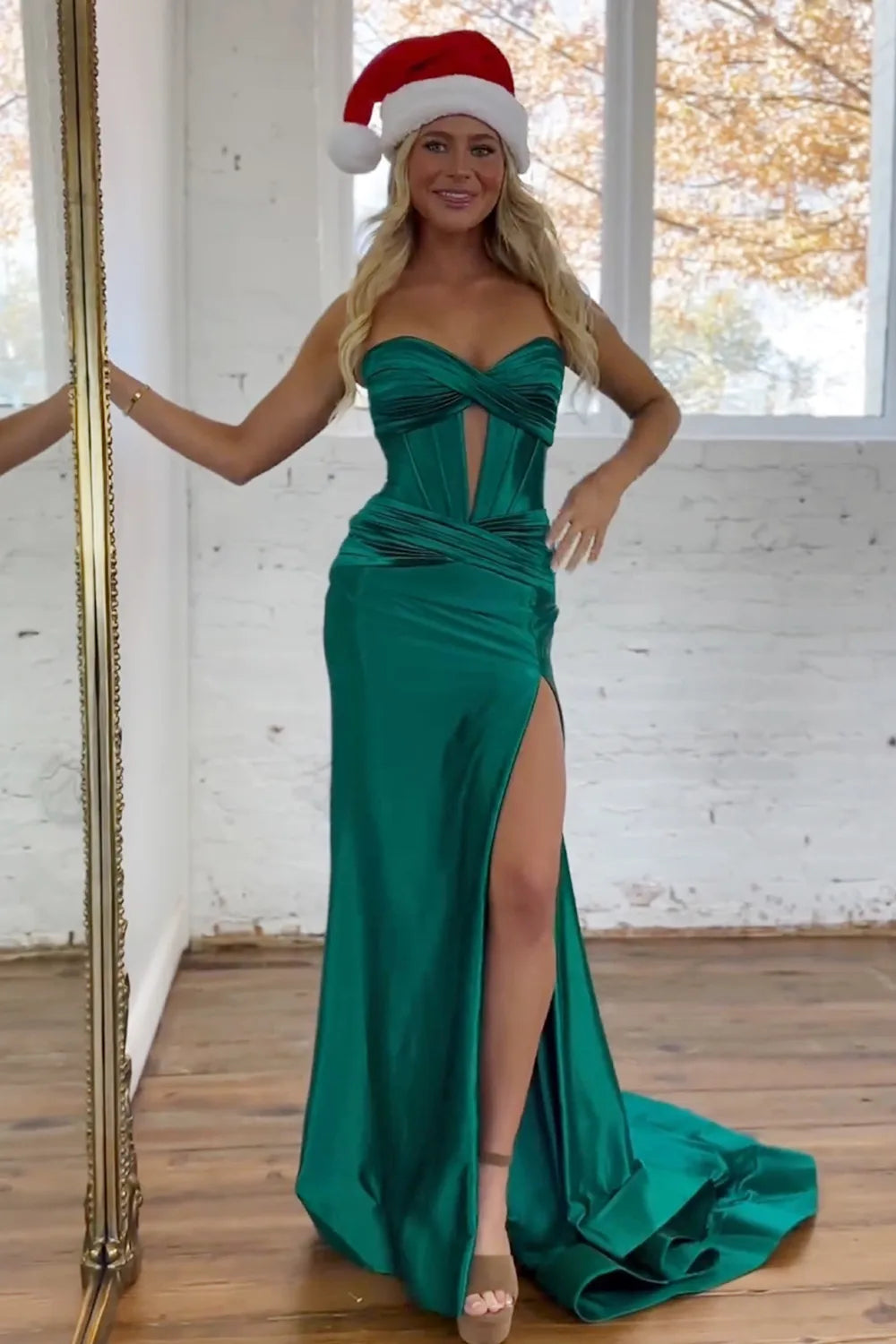 Ivy | Satin Corset Sweetheart Mermaid Bridesmaid Dress