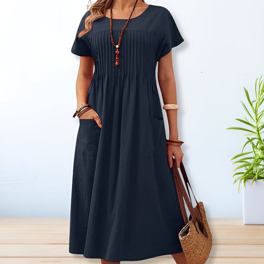 Penny | A Line Casual Summer Midi Dress