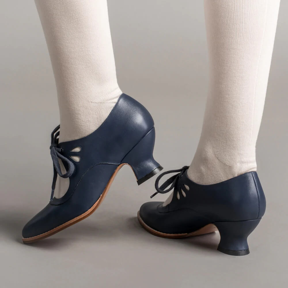 Ada | Lace Up Vintage Mary Jane Heels