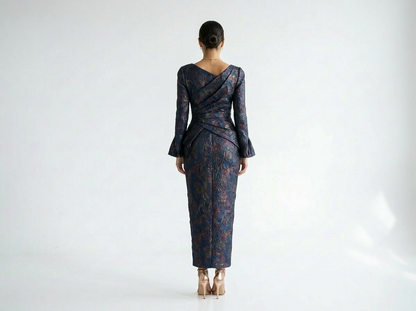 Emily | Elegant Pleated Midi Dress