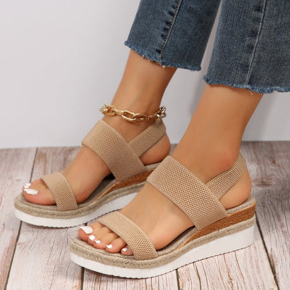 Nova | Espadrille Wedge Comfort Platform Sandals
