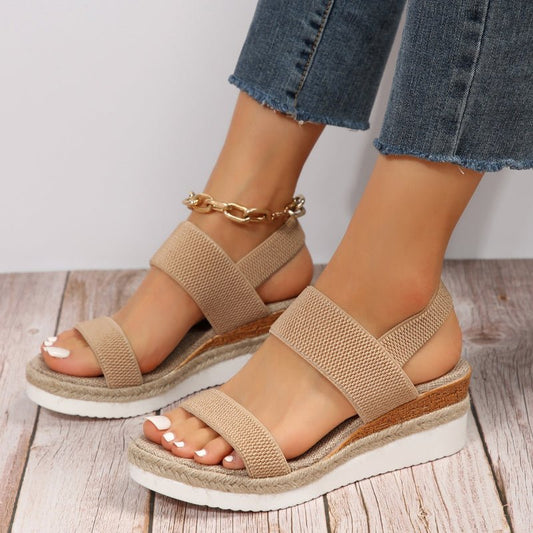 Nova | Espadrille Wedge Comfort Platform Sandals