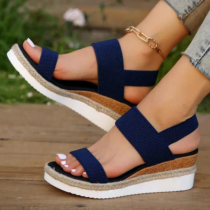 Nova | Espadrille Wedge Comfort Platform Sandals