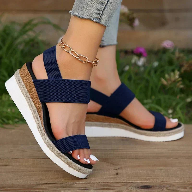 Nova | Espadrille Wedge Comfort Platform Sandals