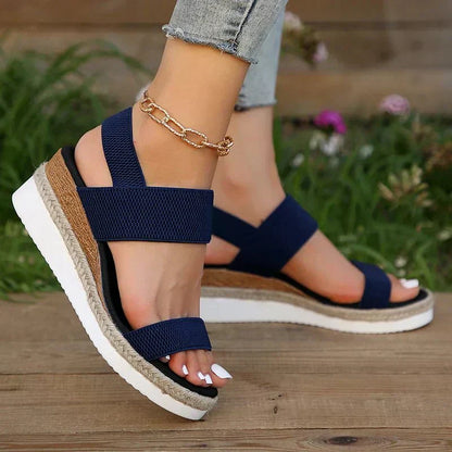 Nova | Espadrille Wedge Comfort Platform Sandals