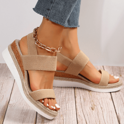 Nova | Espadrille Wedge Comfort Platform Sandals