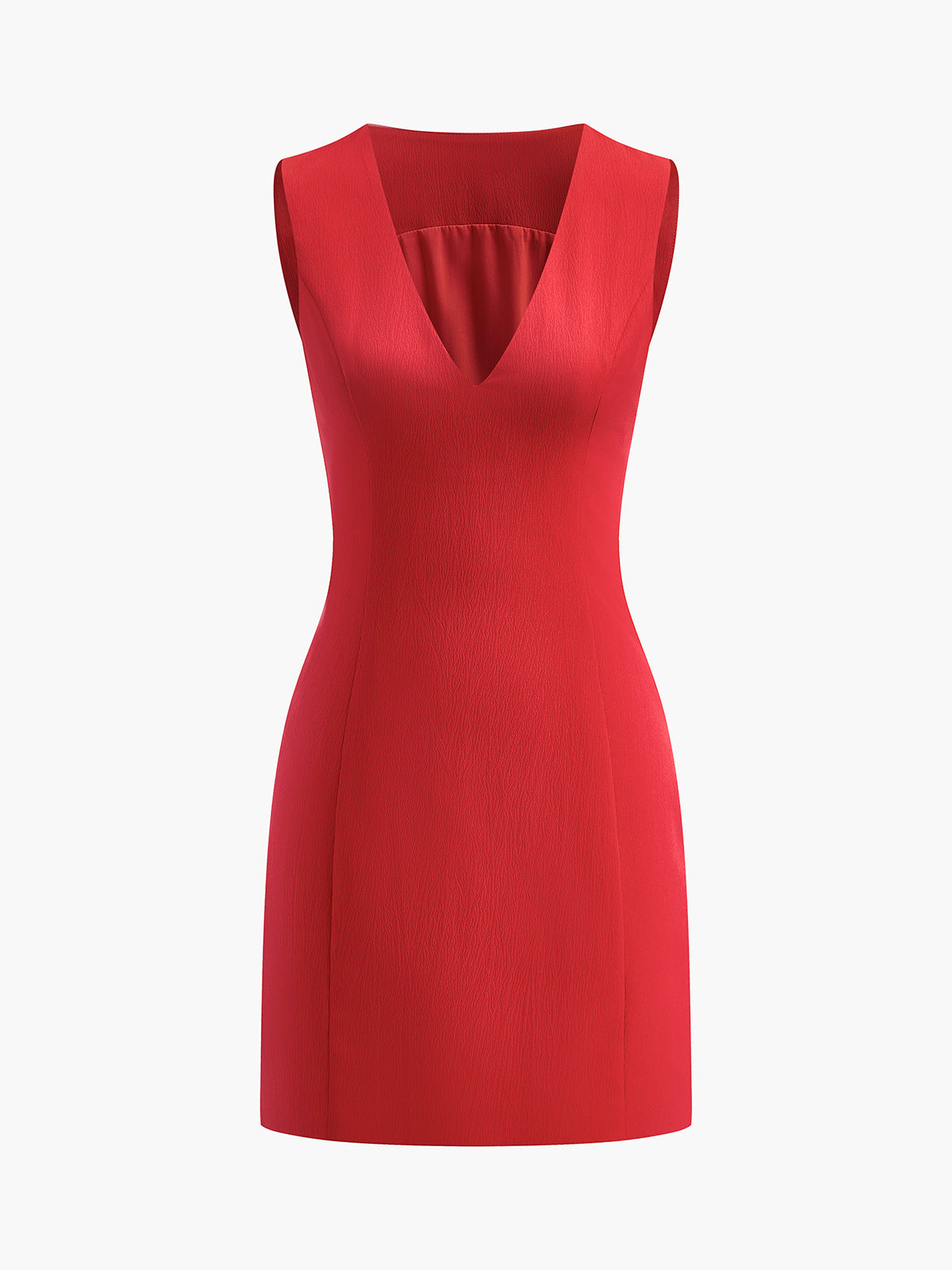 Nadia | Deep V Neck Linen Sleeveless Sundress